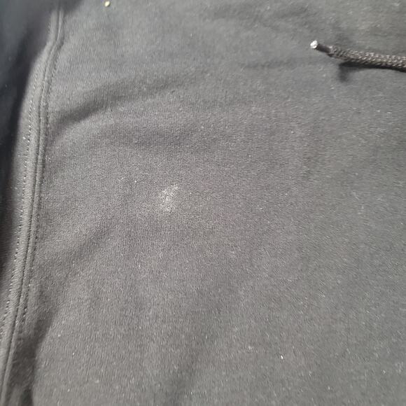 Gildan Casual Pullover Long Sleeve Outdoor Hoodie Mens Size Extra Large XL Black - Picture 7 of 11